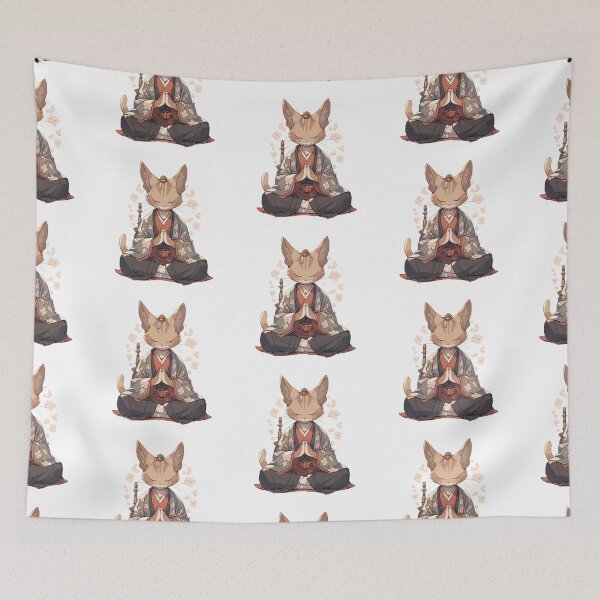 Item preview, Cat Buddha, home decoration , Digital Art Buddha Statue designed and sold by MartynGrey.