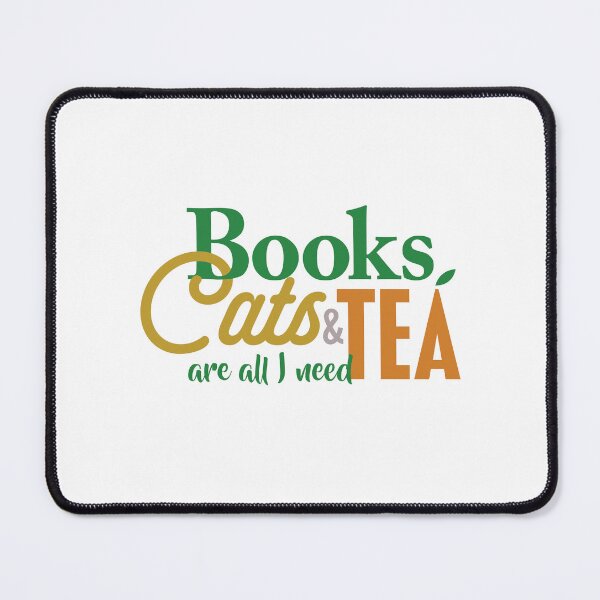Item preview, Books, Cats & Tea Are All I Need designed and sold by HiFlyerCreative.
