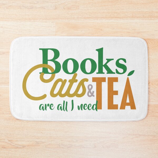Item preview, Books, Cats & Tea Are All I Need designed and sold by HiFlyerCreative.