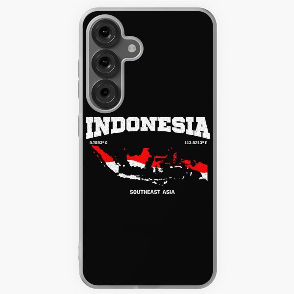 Item preview, Indonesian flag map, Indonesia coordinates, Indonesia Localisation designed and sold by Flags &  Maps.
