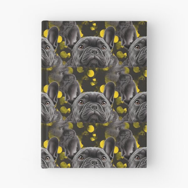 Item preview, Charcoal & Yellow Frenchie Composite Overlay Pattern #3 designed and sold by ARTficiallyAnon.
