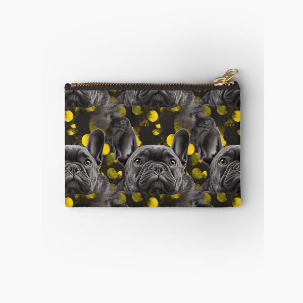 Item preview, Charcoal & Yellow Frenchie Composite Overlay Pattern #3 designed and sold by ARTficiallyAnon.