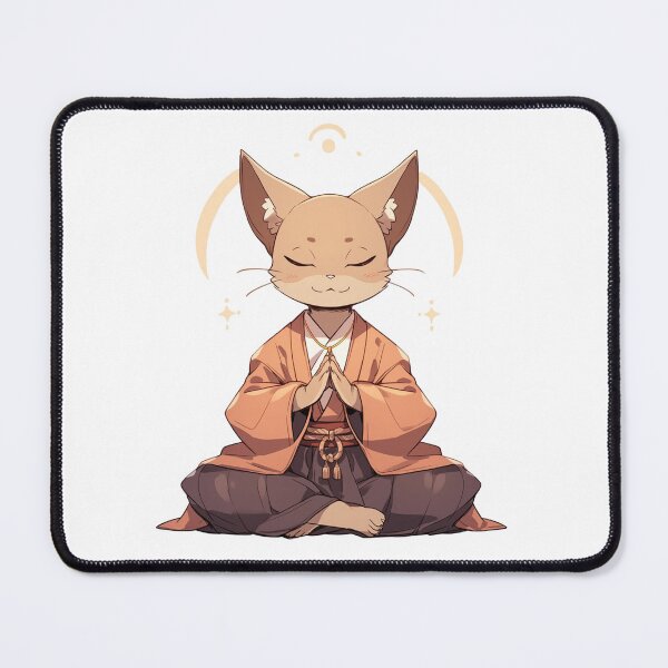 Item preview, Cat Buddha, buddha Modern art home decoration designed and sold by MartynGrey.