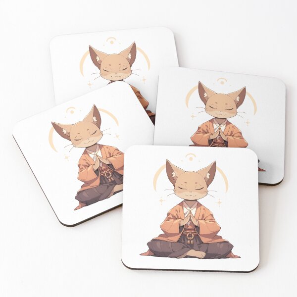 Item preview, Cat Buddha, buddha Modern art home decoration designed and sold by MartynGrey.
