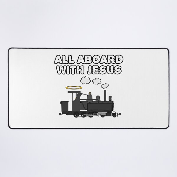 Item preview, Steam Train, All Aboard With Jesus, Christian Funny designed and sold by doodlerob.