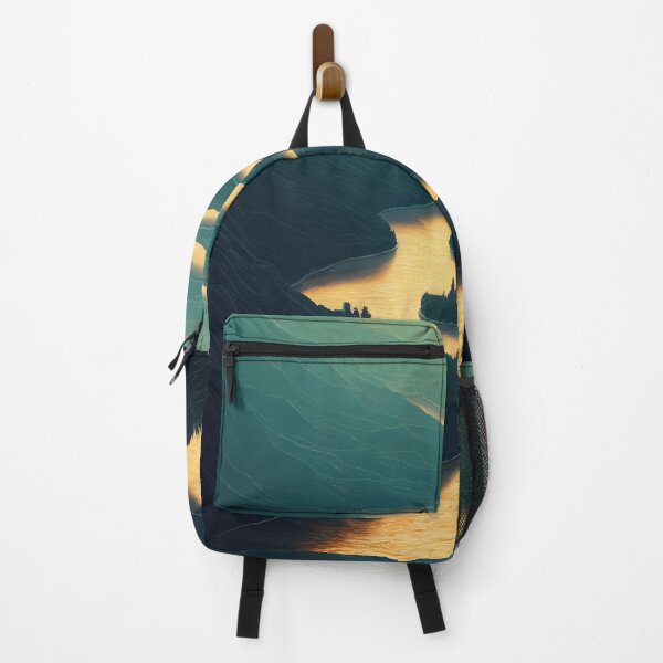 Item preview, Fantasy River at sunset designed and sold by ManuelAndreas.