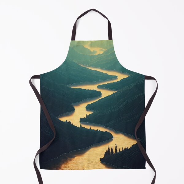 Item preview, Fantasy River at sunset designed and sold by ManuelAndreas.