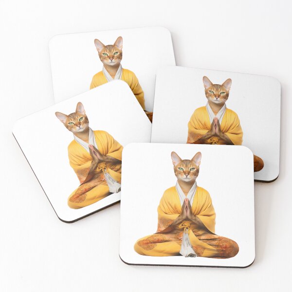 Item preview, Cat Buddha, buddha Modern art 3D , Digital Art Buddha Statue designed and sold by MartynGrey.