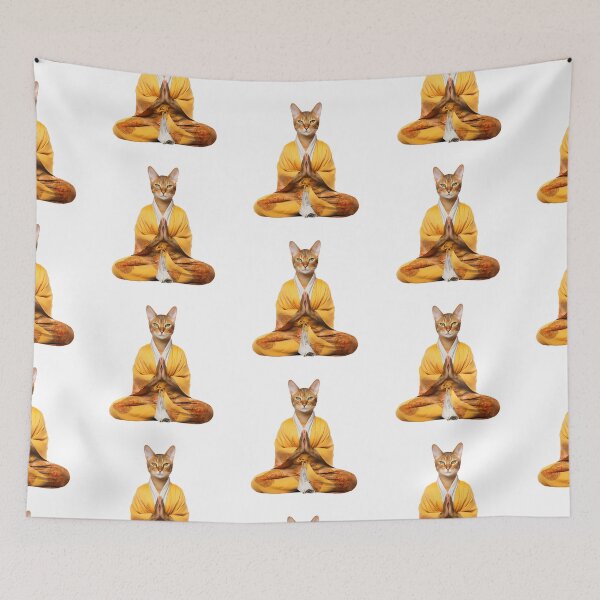 Item preview, Cat Buddha, buddha Modern art 3D , Digital Art Buddha Statue designed and sold by MartynGrey.