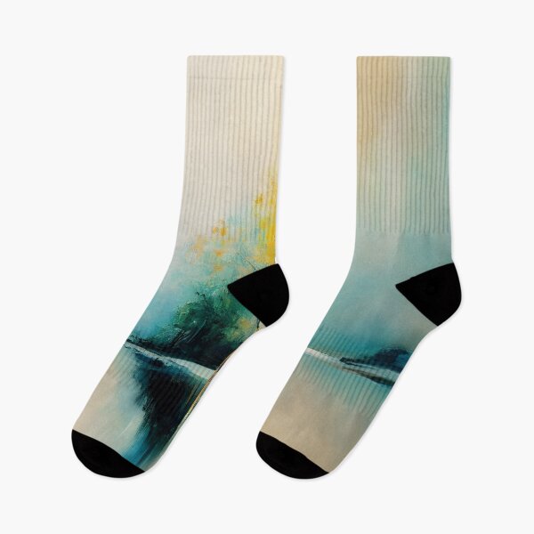 Item preview, Painted Trees on a lake designed and sold by ManuelAndreas.