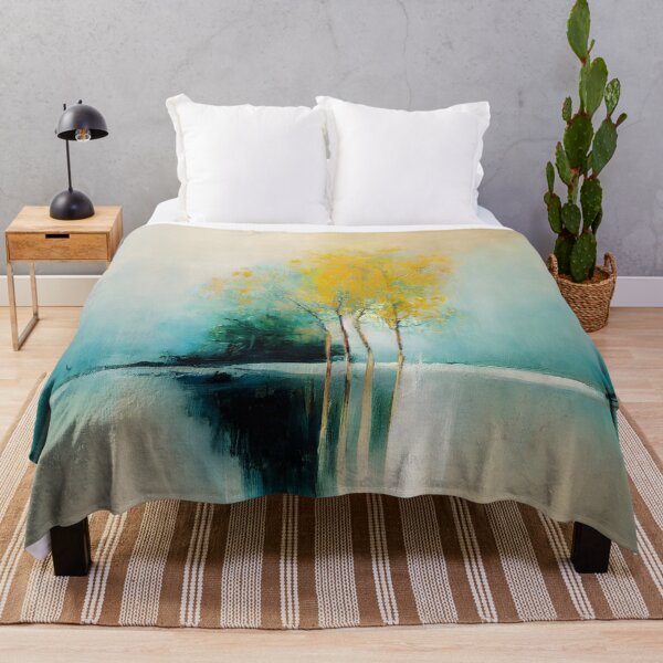 Item preview, Painted Trees on a lake designed and sold by ManuelAndreas.