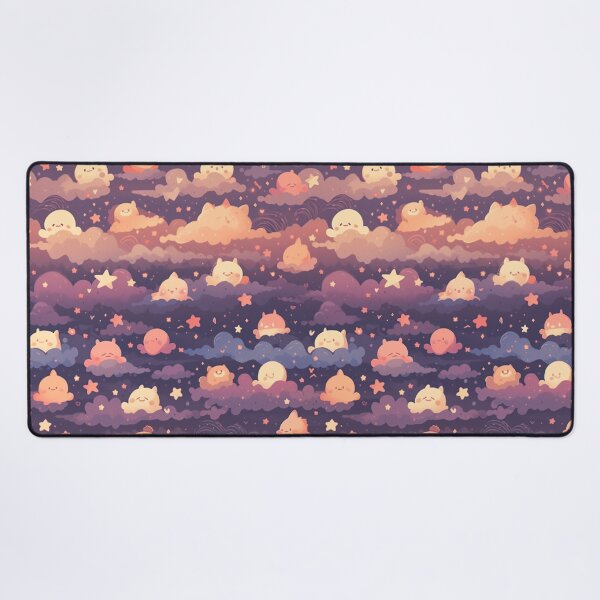 Item preview, Psychedelic Kitty Cloudscape Wallpaper designed and sold by YYWDesigns.
