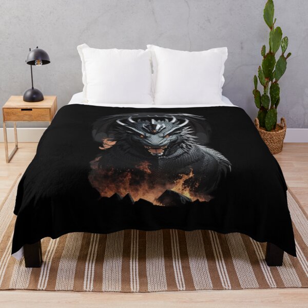 Item preview, Majestic Flame Dragon designed and sold by ArtVibeInk.