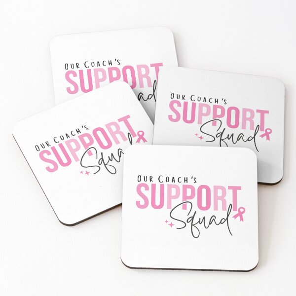 Item preview, Breast Cancer Coach Support Squad Pink Ribbon October  designed and sold by ShoniwDesigns.