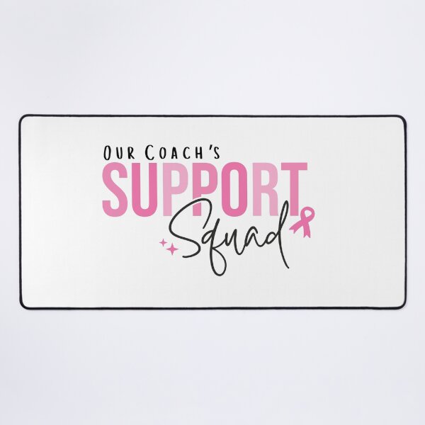 Item preview, Breast Cancer Coach Support Squad Pink Ribbon October designed and sold by ShoniwDesigns.
