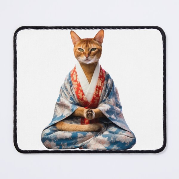 Item preview, Cat Buddha, Digital Art Buddha Statue , home decoration designed and sold by MartynGrey.