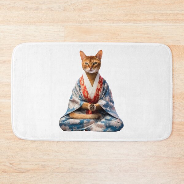 Item preview, Cat Buddha, Digital Art Buddha Statue , home decoration designed and sold by MartynGrey.