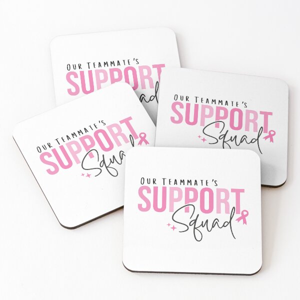 Item preview, Breast Cancer Teammate Support Squad Pink Ribbon October Coach designed and sold by ShoniwDesigns.