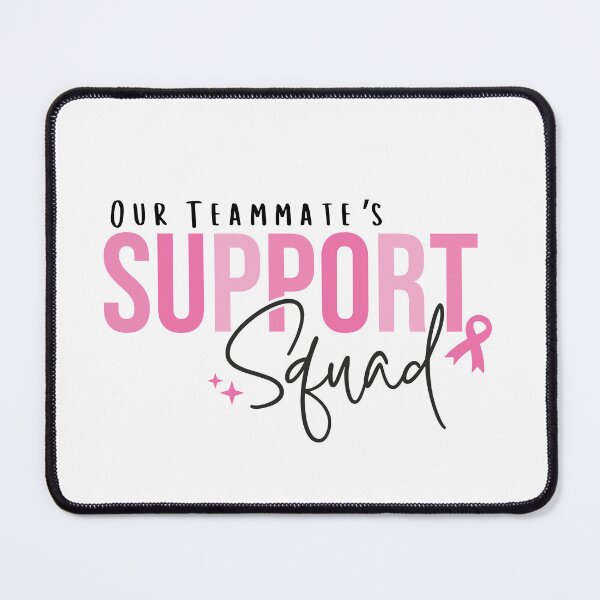 Item preview, Breast Cancer Teammate Support Squad Pink Ribbon October Coach designed and sold by ShoniwDesigns.