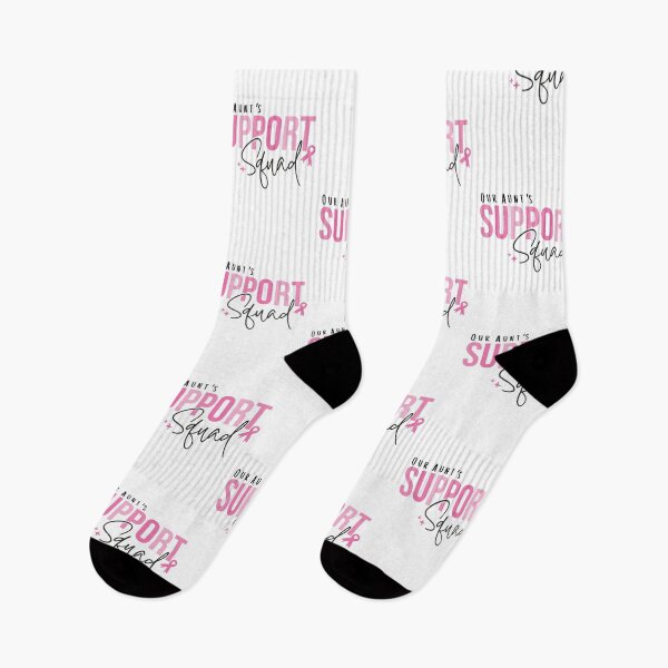 Item preview, Breast Cancer Aunt Support Squad Pink Ribbon October Auntie designed and sold by ShoniwDesigns.