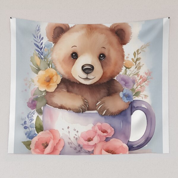 Item preview, A cute bear baby in mug designed and sold by alim0355.