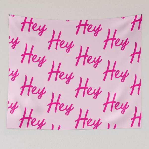 Item preview, Hey Pink Greeting designed and sold by GizmosGalore.