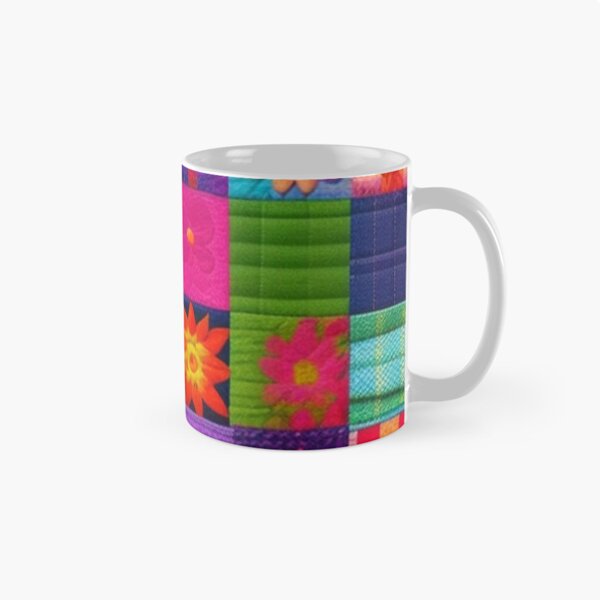 Item preview, Colorful floral Patchwork quilt  designed and sold by Roxburylane.