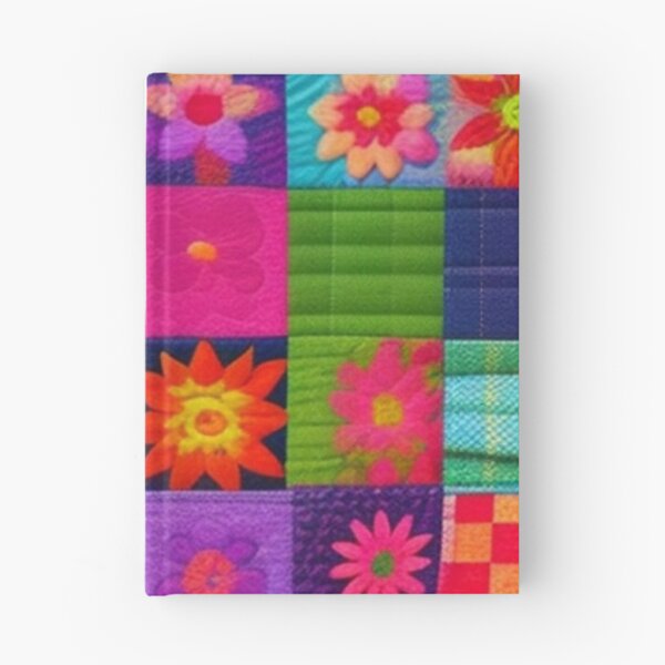 Item preview, Colorful floral Patchwork quilt designed and sold by Roxburylane.