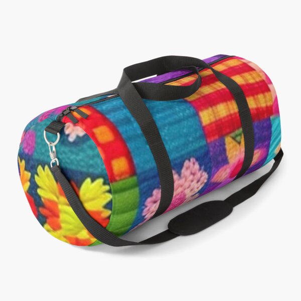 Item preview, Colorful floral Patchwork quilt designed and sold by Roxburylane.