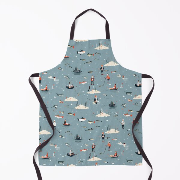Item preview, fishing seamless designed and sold by Ttthunder123.