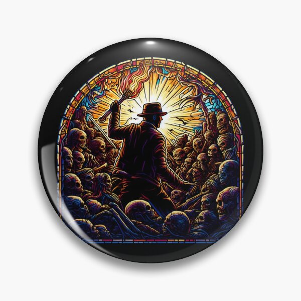Item preview, Epic Explorer in Mystical Crypt - Stained Glass - Vintage Adventure designed and sold by Fenay Designs.