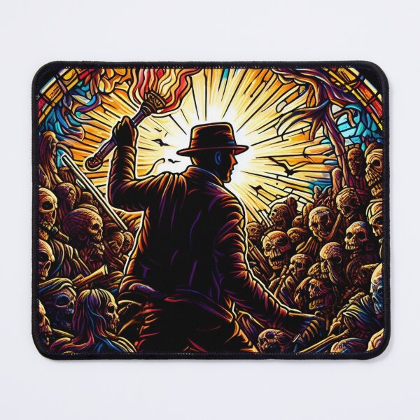 Item preview, Epic Explorer in Mystical Crypt - Stained Glass - Vintage Adventure designed and sold by Fenay Designs.
