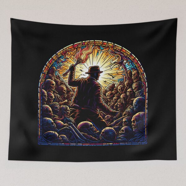 Item preview, Epic Explorer in Mystical Crypt - Stained Glass - Vintage Adventure designed and sold by Fenay Designs.