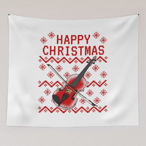 Item preview, Violin Ugly Christmas Violinist Musician designed and sold by doodlerob.
