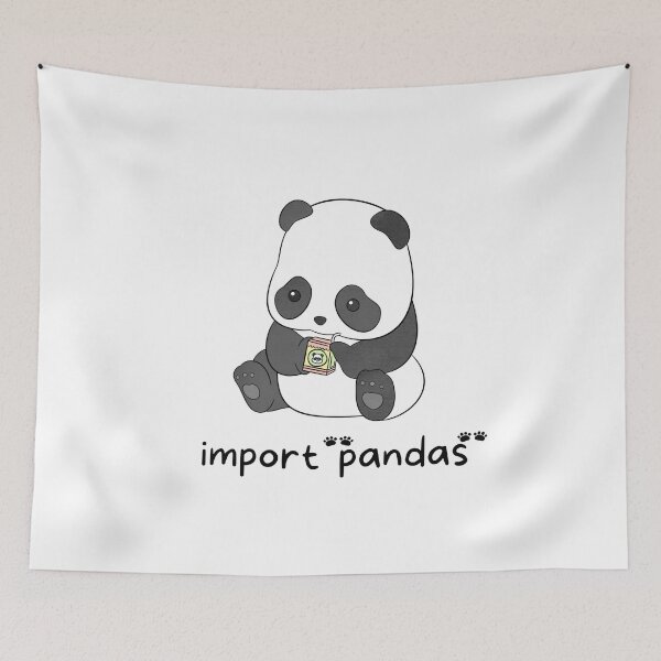 Item preview, import Pandas Python designed and sold by ChromaHeaven.