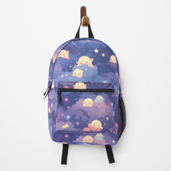 Vista previa del artículo con la obra «Patrones de nubes Kawaii tonalistas morados», diseñado y vendido por YYWDesigns.