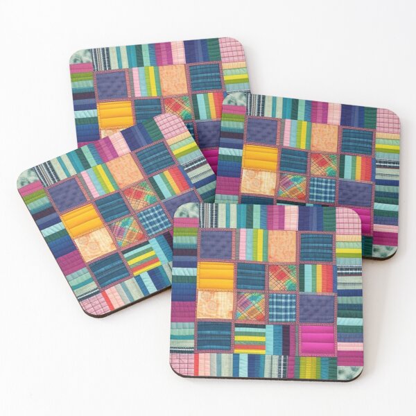 Item preview, Colorful Patchwork quilt  designed and sold by Roxburylane.