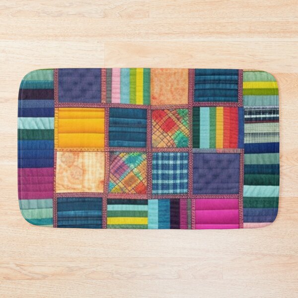 Item preview, Colorful Patchwork quilt  designed and sold by Roxburylane.