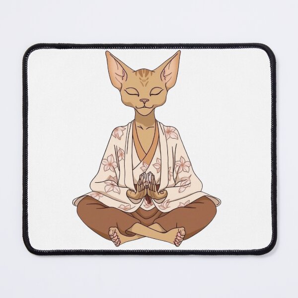 Item preview, Cat Buddha, buddha Modern art home decoration designed and sold by MartynGrey.