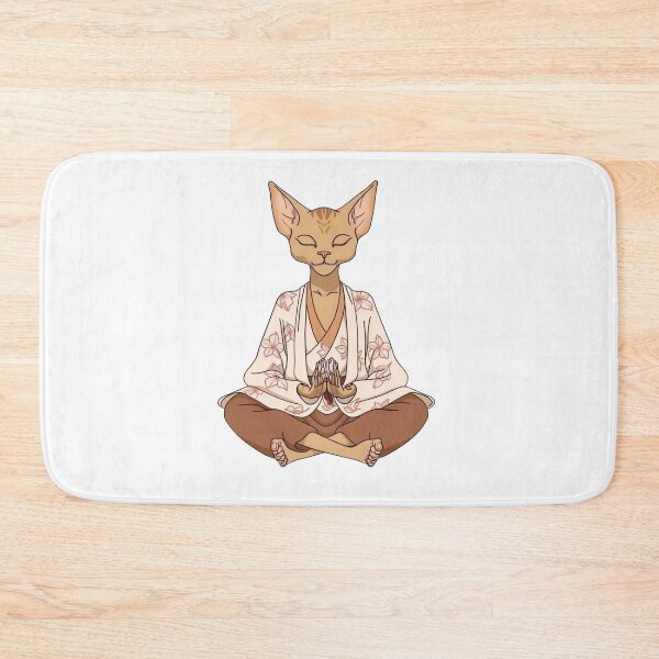 Item preview, Cat Buddha, buddha Modern art home decoration designed and sold by MartynGrey.