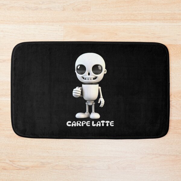 Item preview, Funny Coffee Mug Skeleton Carpe Latte designed and sold by Manifest-Style.