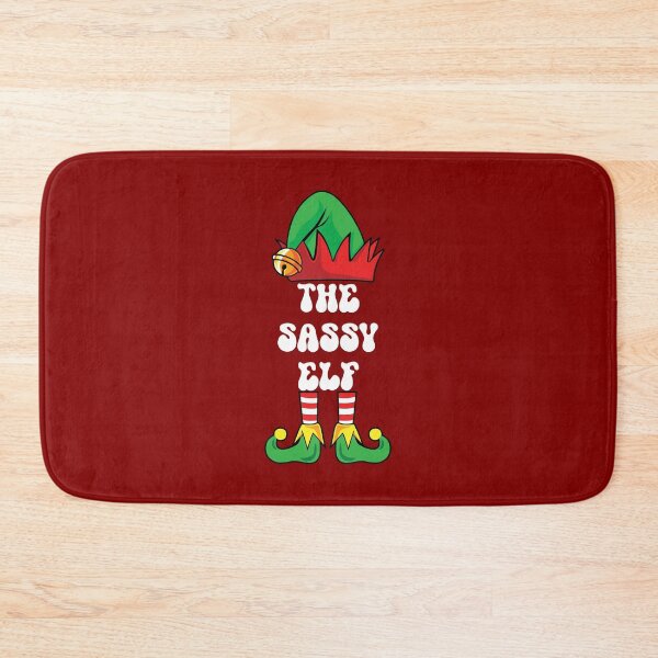 Item preview, The Sassy Elf Ugly Christmas Sweater, by DAM Creative, designed and sold by DAM Creative ⭐⭐⭐⭐⭐.