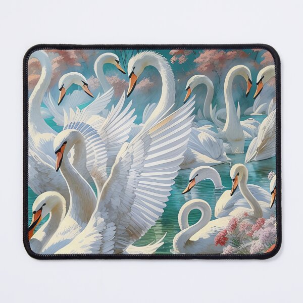 Item preview, Mesmerizing White Swans designed and sold by purplesensation.