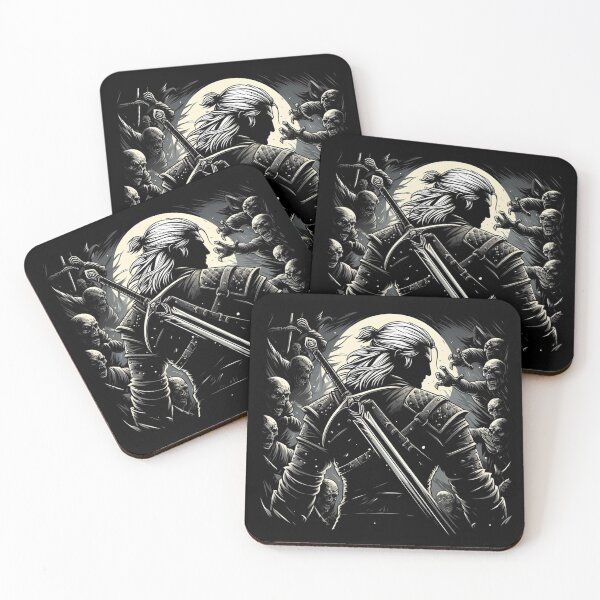 Item preview, Monster Slayer against the Undead - Dark Fantasy designed and sold by Fenay Designs.