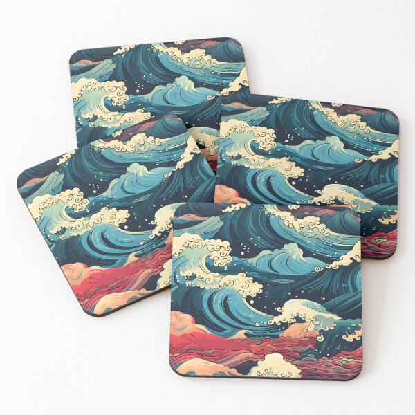 Item preview, tsunami seamless designed and sold by Ttthunder123.