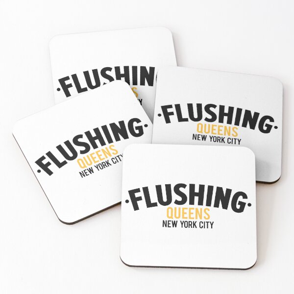 Item preview, Flushing Queens Logo - A Minimalist Ode to Borough's Vibrant Heart designed and sold by Boogosh.