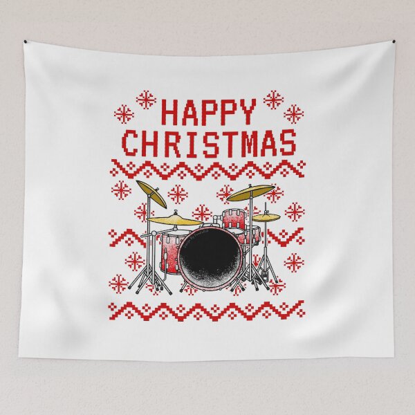 Item preview, Drummer Ugly Christmas Drum Teacher Musician designed and sold by doodlerob.