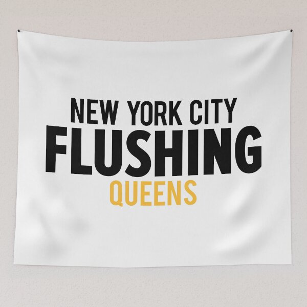 Item preview, Flushing Queens Logo - A Minimalist Ode to Borough's Vibrant Heart designed and sold by Boogosh.