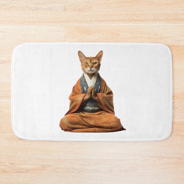 Item preview, Cat buddha Modern art 3D statue designed and sold by MartynGrey.