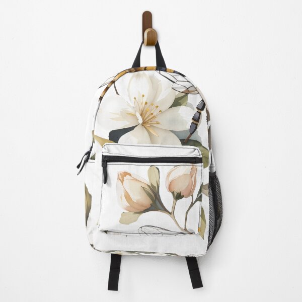 Item preview, watercolor bee honeycomb honey flowers designed and sold by wplamkung.